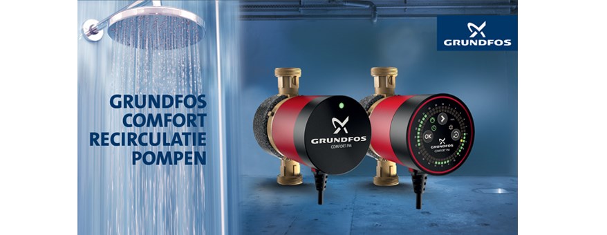 Grundfos Comfort PM warmwater recirculatiepompen